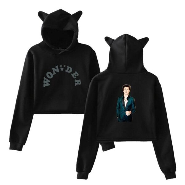 Shawn Mendes Wonder Cropped Hoodie #1 - Image 2
