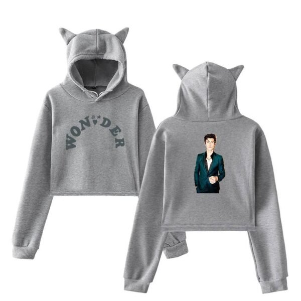 Shawn Mendes Wonder Cropped Hoodie #1